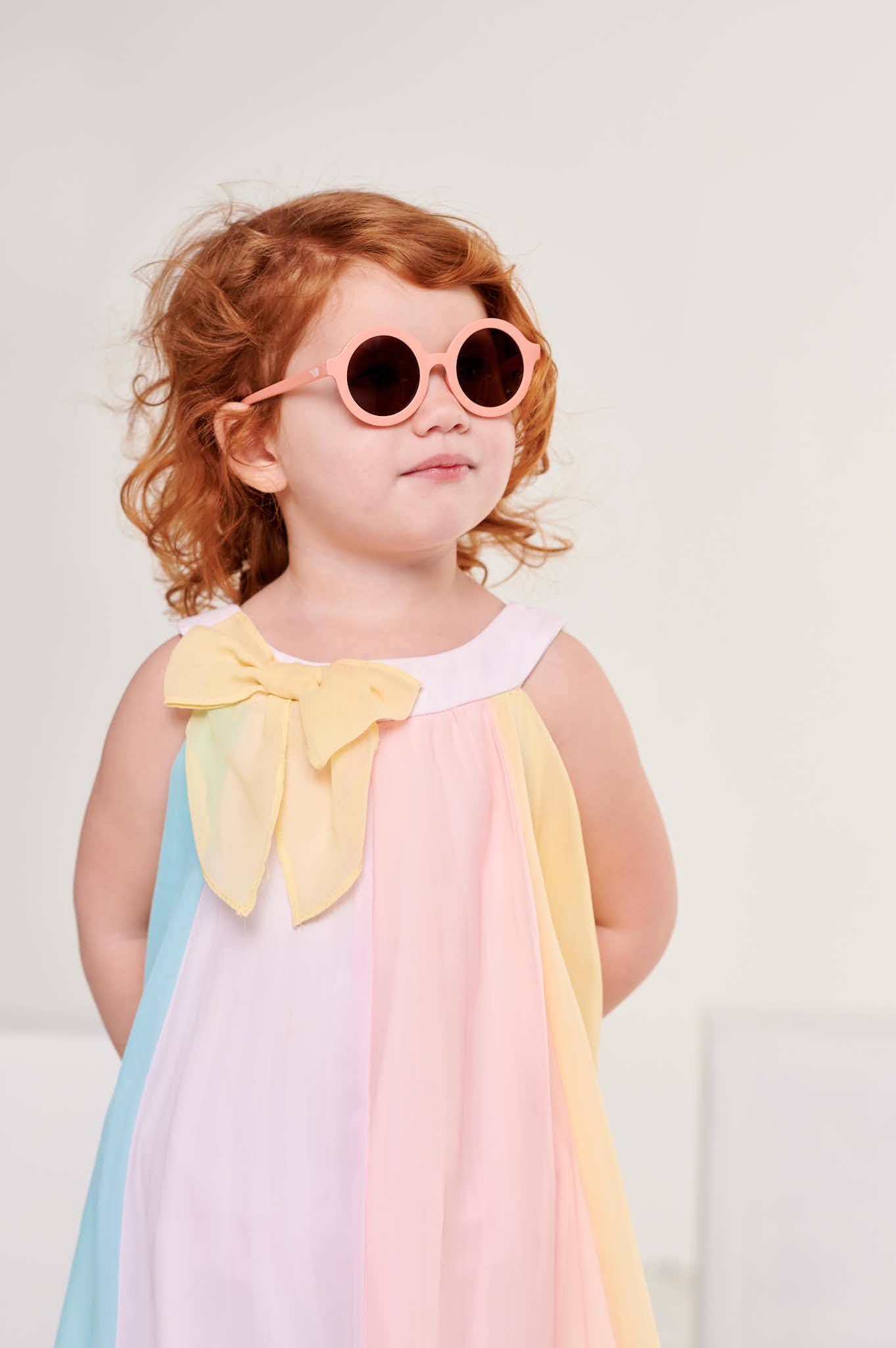 Babiators - Peachy Keen Euro Round Kids Sunglasses with Amber Lens: Ages 3-5