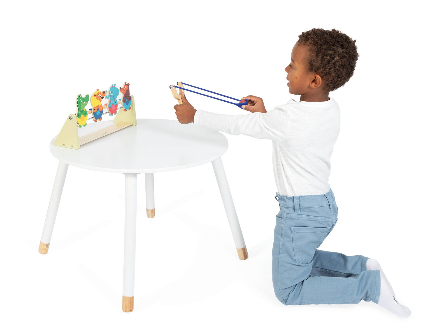 Janod - Applepop Slingshot Shooting Gallery