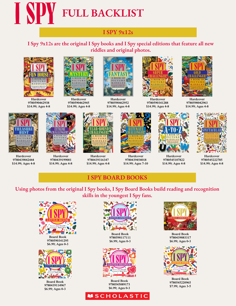 Scholastic - I Spy (Reissue)