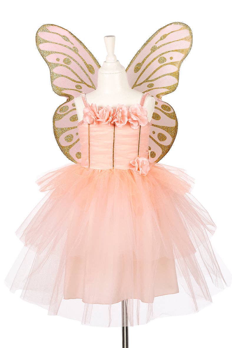 Speedy Monkey - Annemarie Fairy Costume – Dress and Wings Set peach(3 sizes): 5-7 years