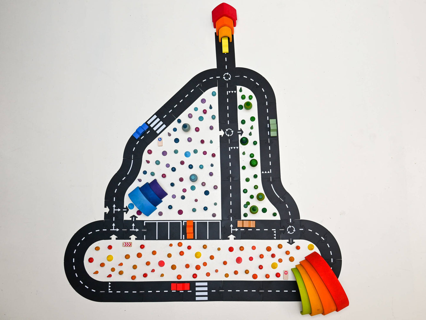 Waytoplay Toys - King of the Road - Extra Long Flexible Toy Road with Cars