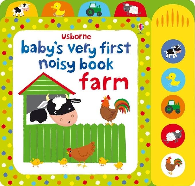HarperCollins - Baby's Very First Noisy Book Farm : Usborne