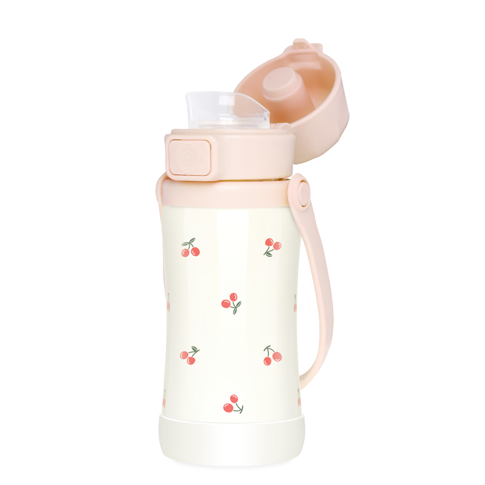 zezebaebae (Grosmimi and Cha&Mom) - Grosmimi Stainless Steel Tumbler - 10oz (300ml): Olive Pistachio
