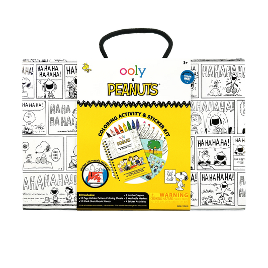 OOLY - OOLY x Peanuts: Coloring Activity & Sticker Kit