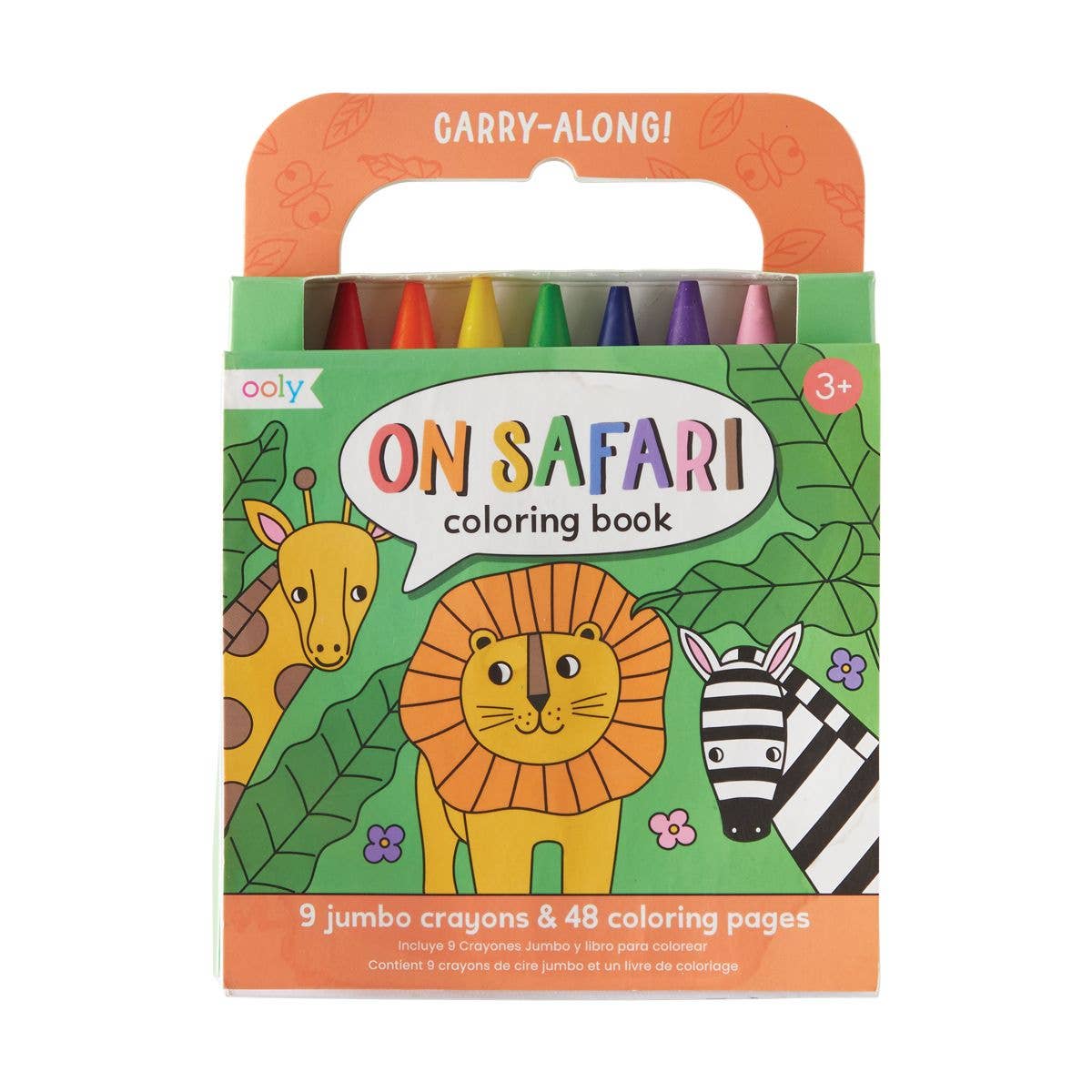 OOLY - Carry Along Crayon & Coloring Book Kit-On Safari