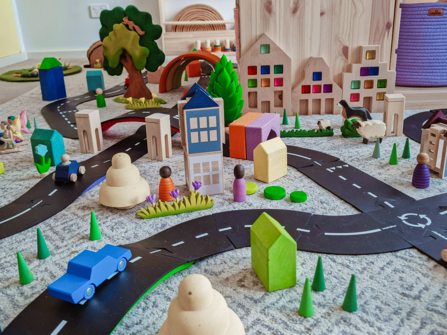 Waytoplay Toys - King of the Road - Extra Long Flexible Toy Road with Cars