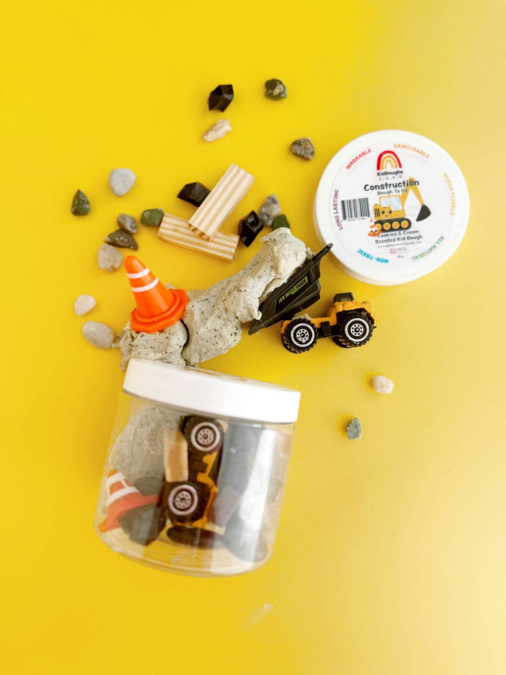 Earth Grown KidDoughs (KidDoughs by EGKD) - Construction Dough-To-Go