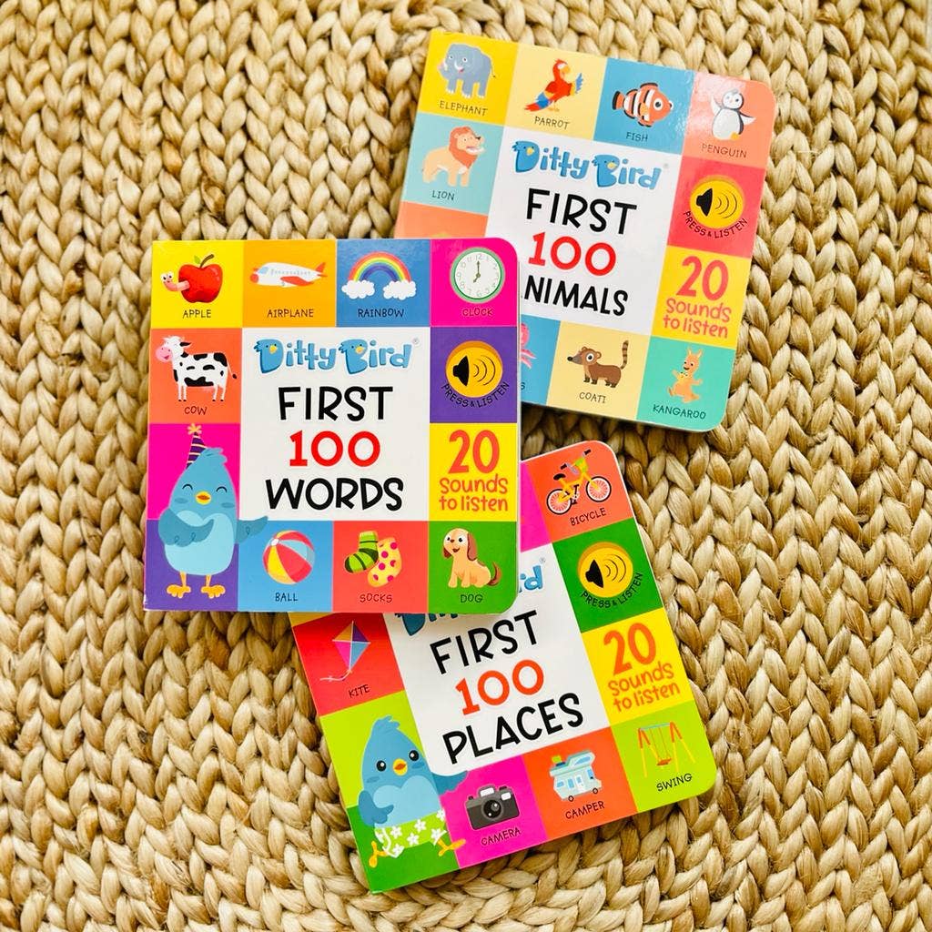 Ditty Bird - Ditty Bird Baby Book - Best toys - First 100 Animals