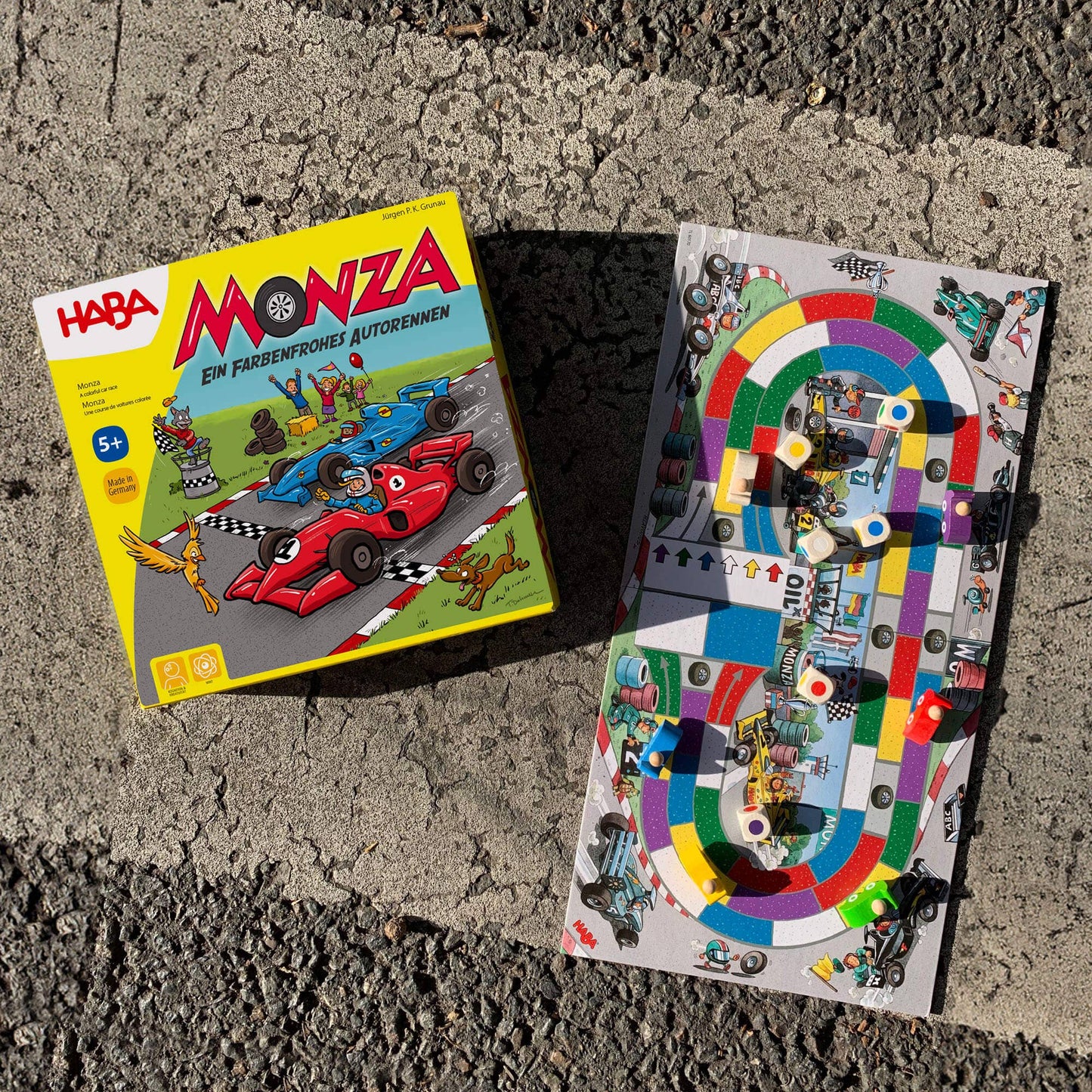 HABA USA - Monza Car Racing Board Game