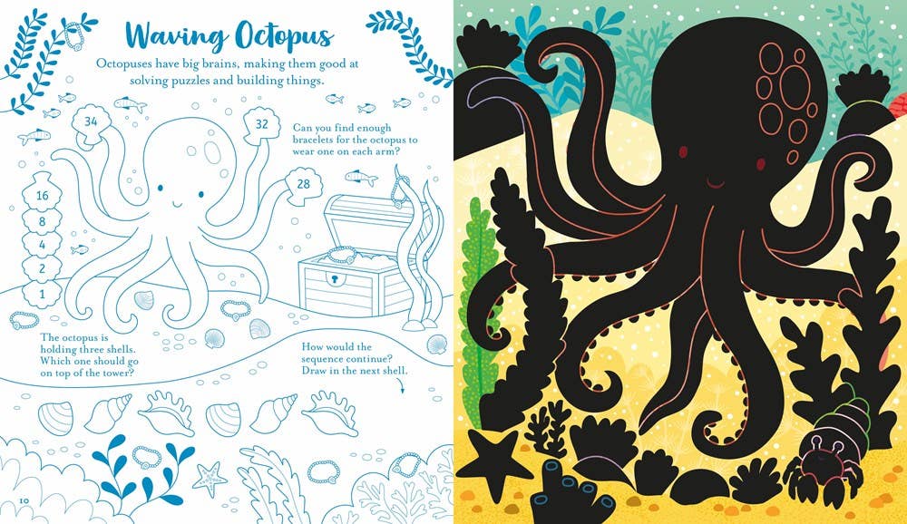 HarperCollins - Usborne Scratch Activities Under the Sea: Rosie Dickins