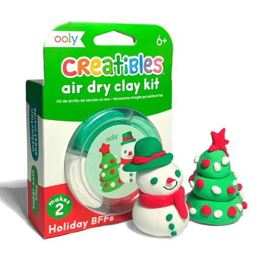 OOLY - Creatibles: Air Dry Clay Kit - Holiday BFFs