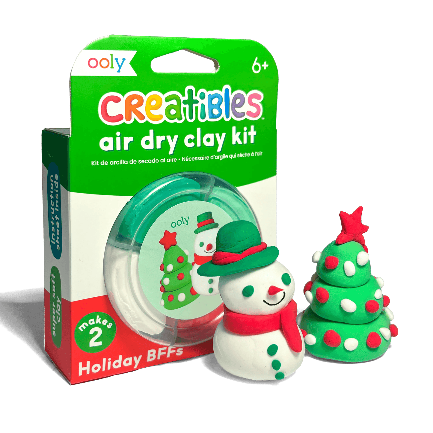 OOLY - Creatibles: Air Dry Clay Kit - Holiday BFFs