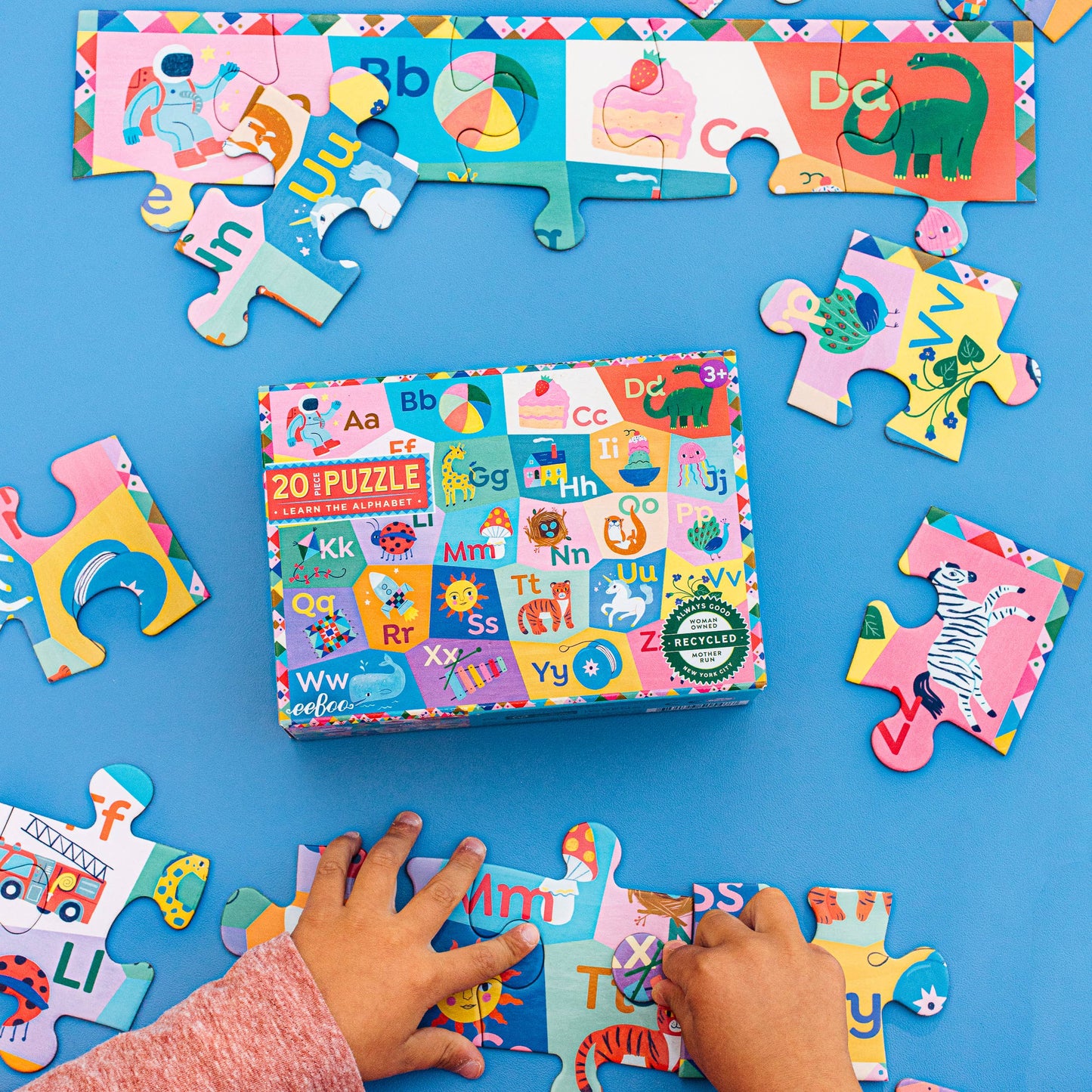 eeBoo - Learn the Alphabet 20 Piece Puzzle
