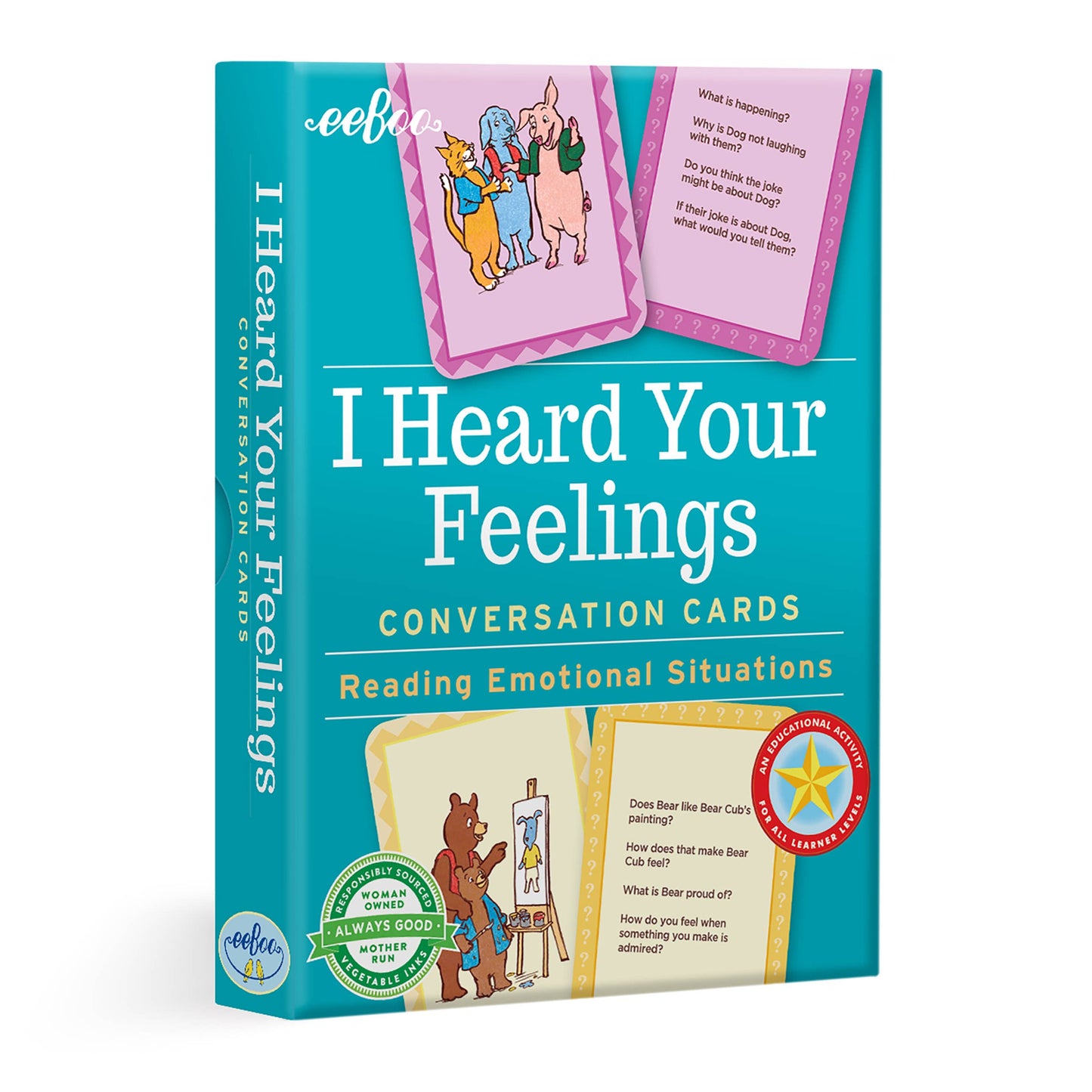 eeBoo - I Heard Your Feelings Conversation Cards