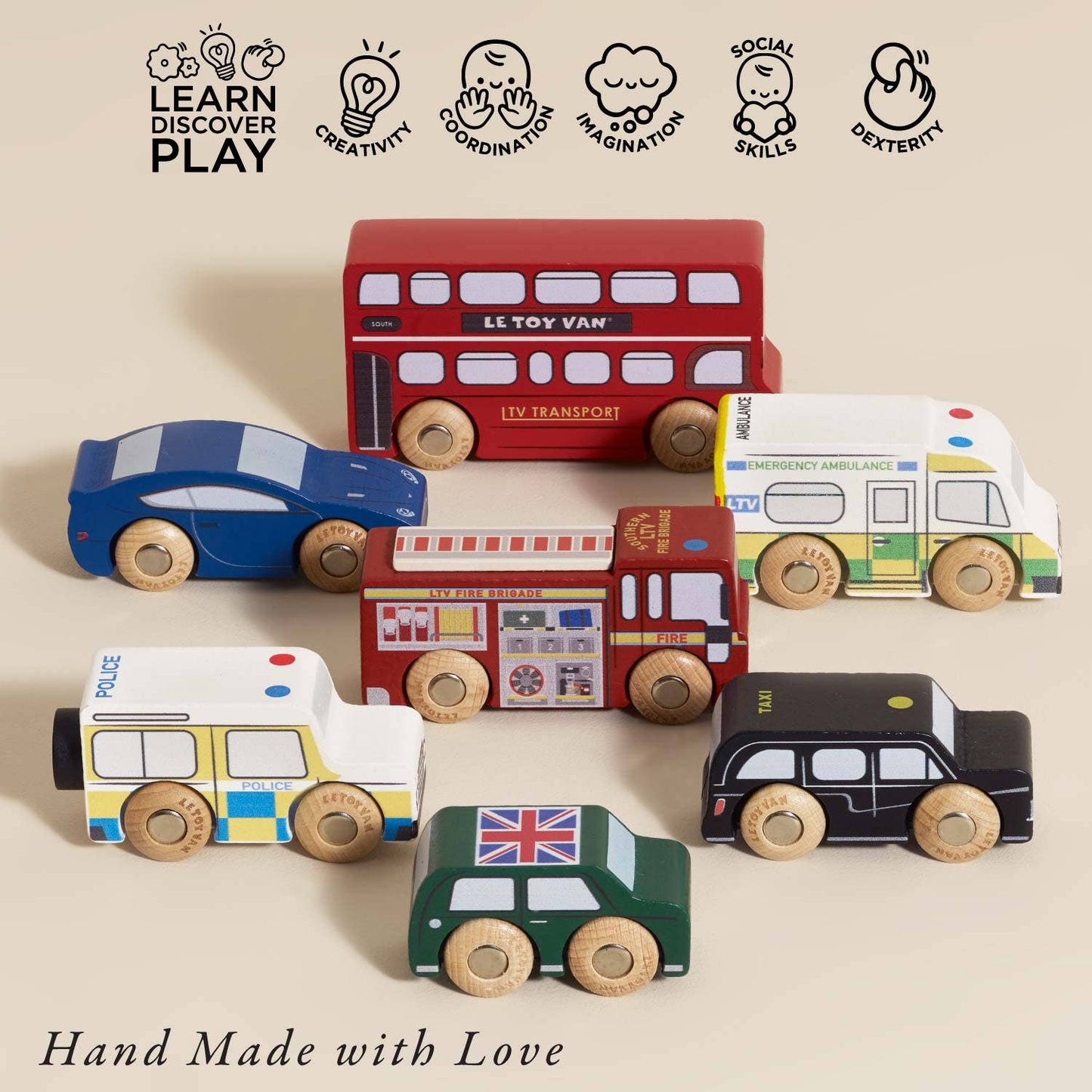 Le Toy Van, Inc. - London Toy Car Set