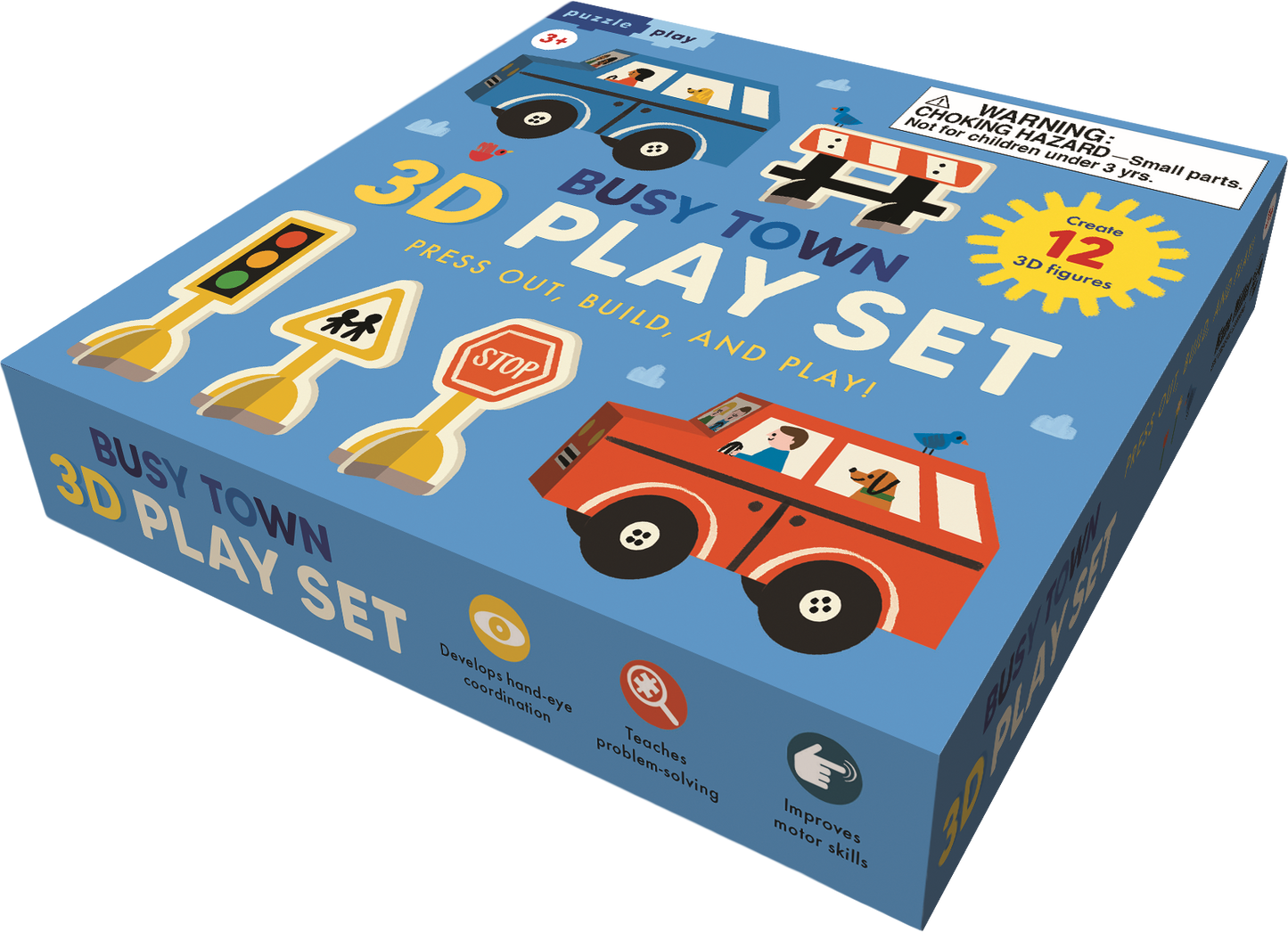 EDC Publishing - Puzzle Play, Busy Town 3D Play Set