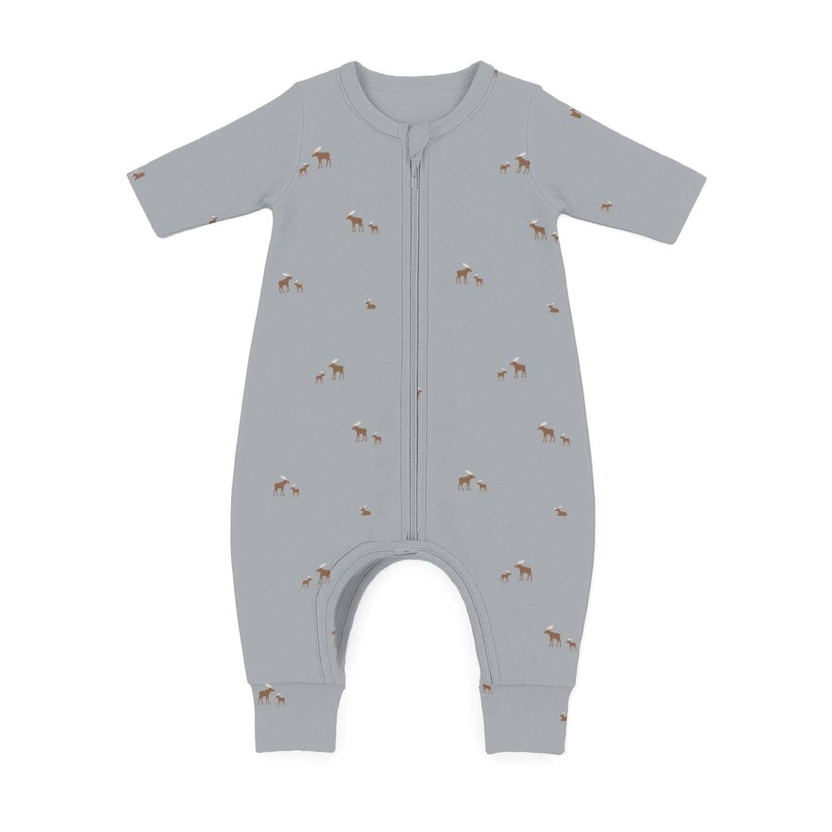 gunamuna - FW26 Long Sleeve Footie Sleep Sack 2.5: Football goose / 18-36m