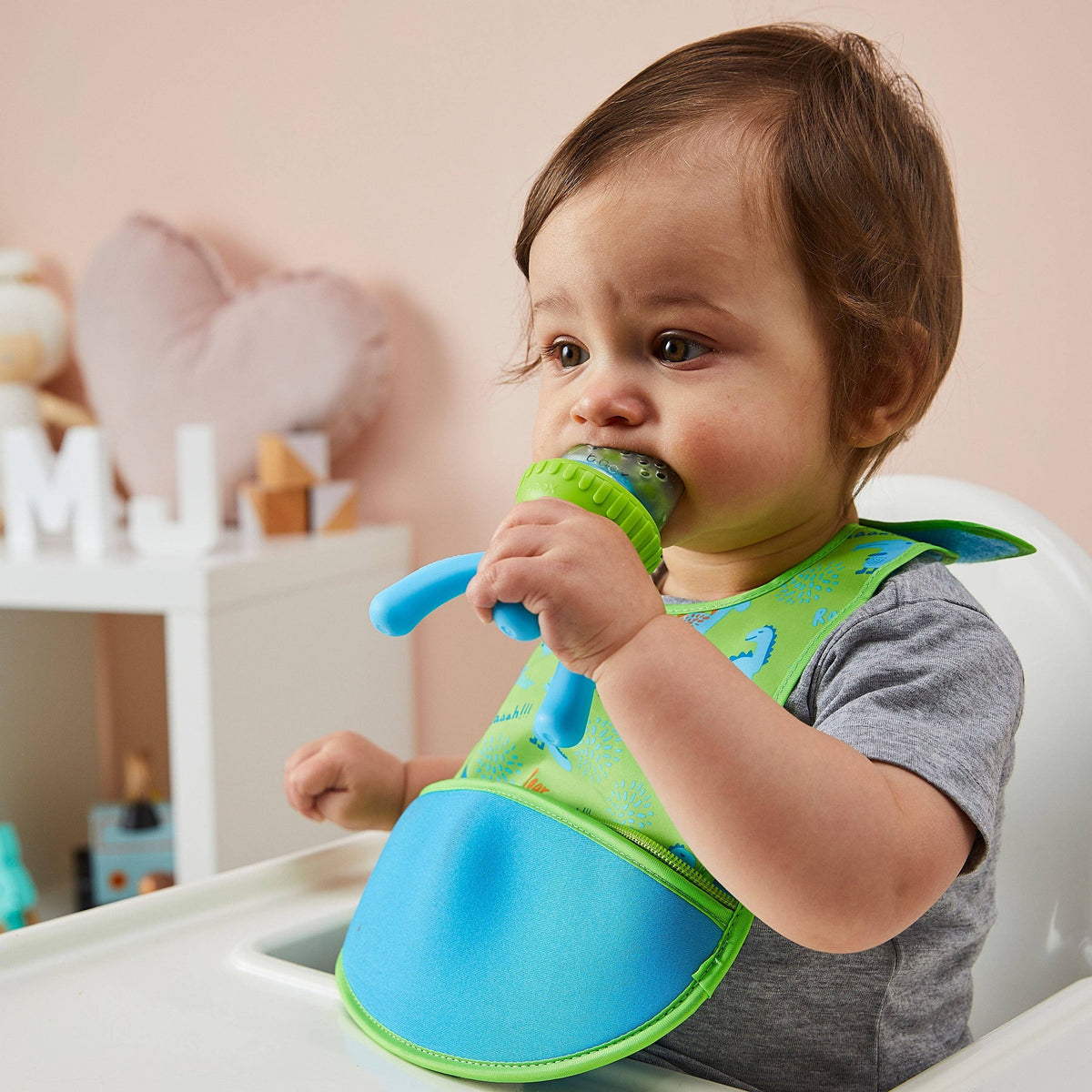 b.box USA - Silicone fresh food feeder - ocean breeze