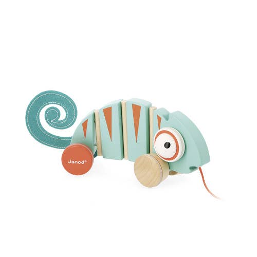 Janod - Tropik - Pull Along Chameleon