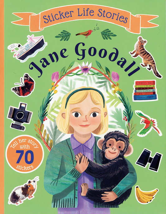 EDC Publishing - Sticker Life Stories: Jane Goodall