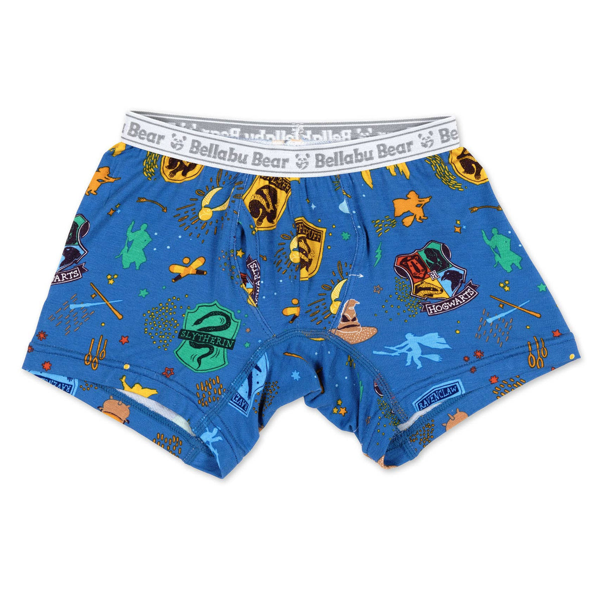 Bellabu Bear - Harry Potter House Pride Bamboo Brief Boxer Underwear 3-Pack: 2/3T