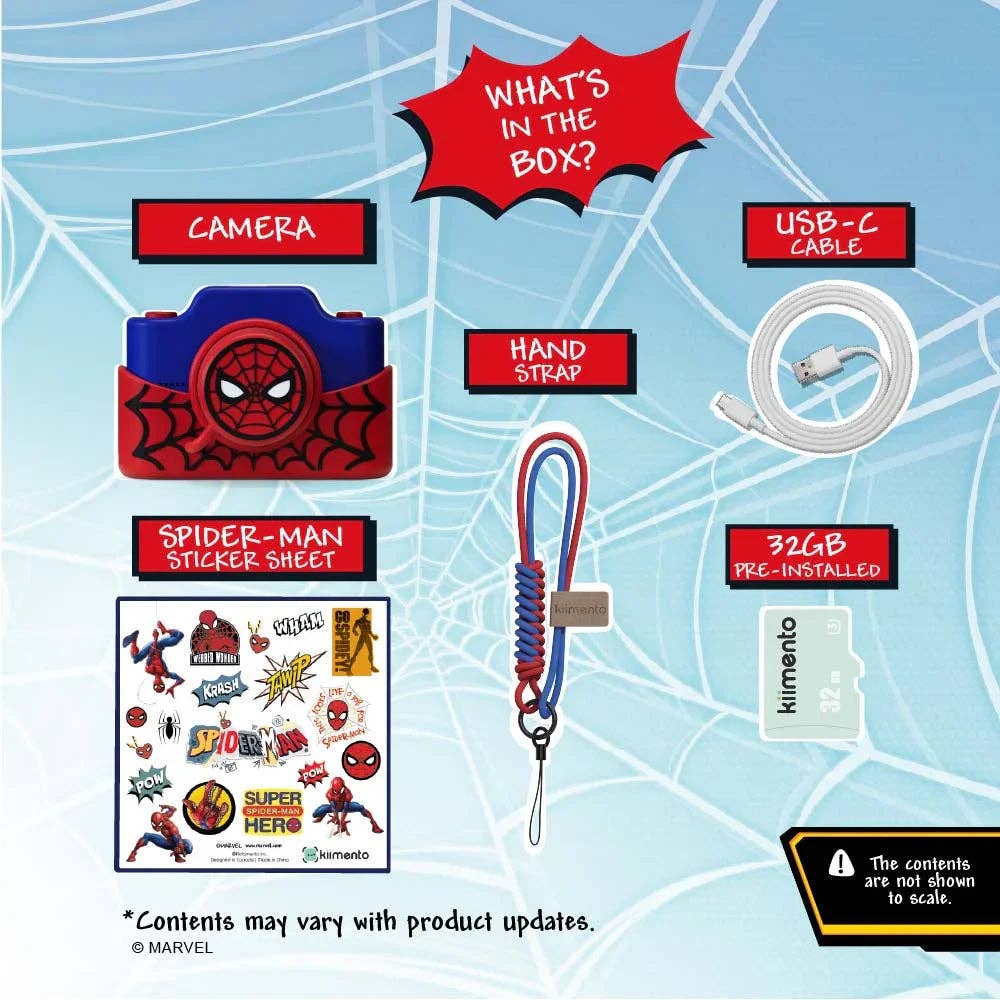 kiimento (formerly Kidamento) - Marvel Spider-Man Digital Camera