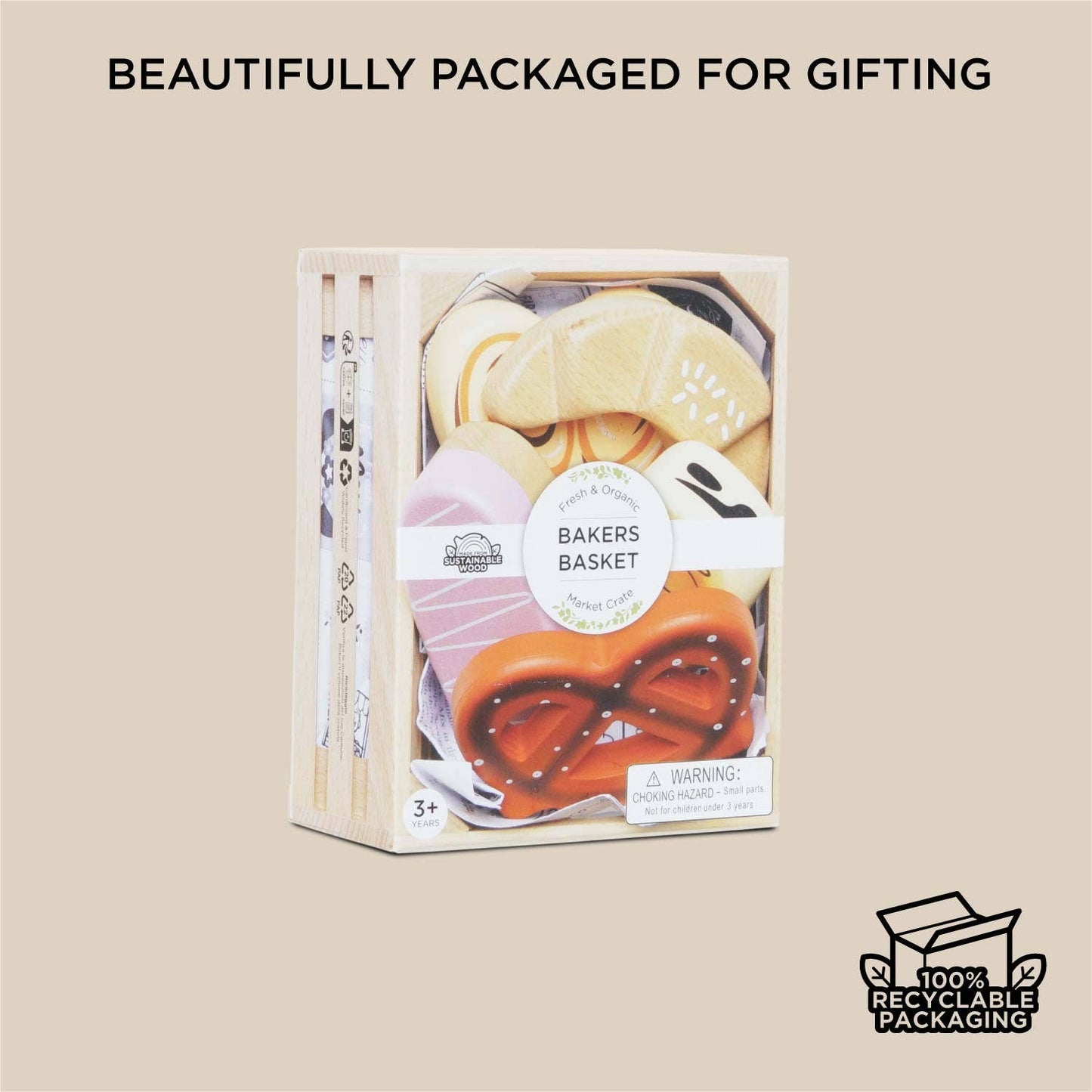 Le Toy Van, Inc. - Bakery & Patisserie Wooden Market Crate