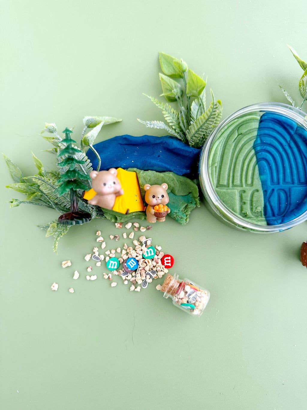 Earth Grown KidDoughs (KidDoughs by EGKD) - Camping KidDough Play Kit