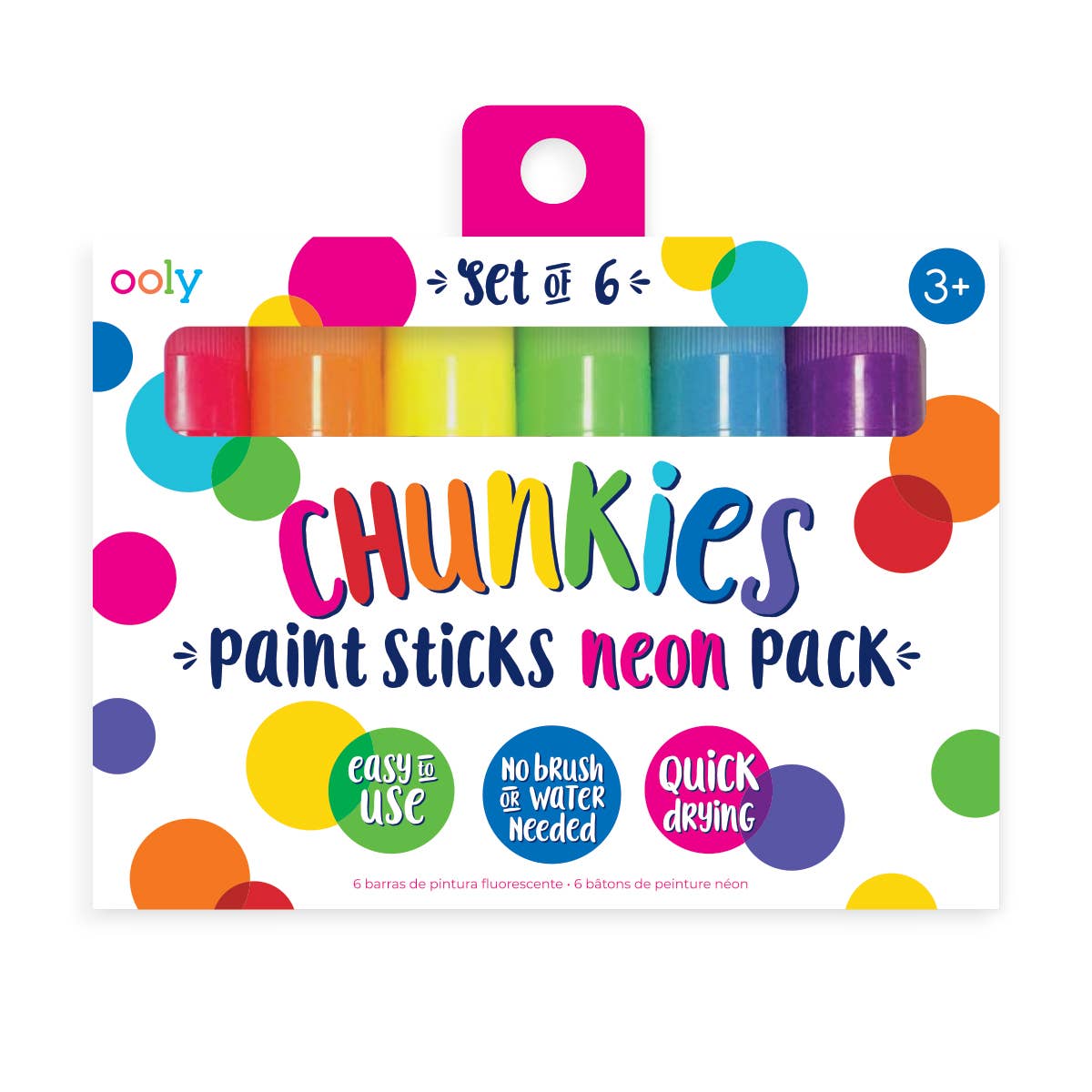 OOLY - Chunkies Paint Sticks Neon - Set of 6