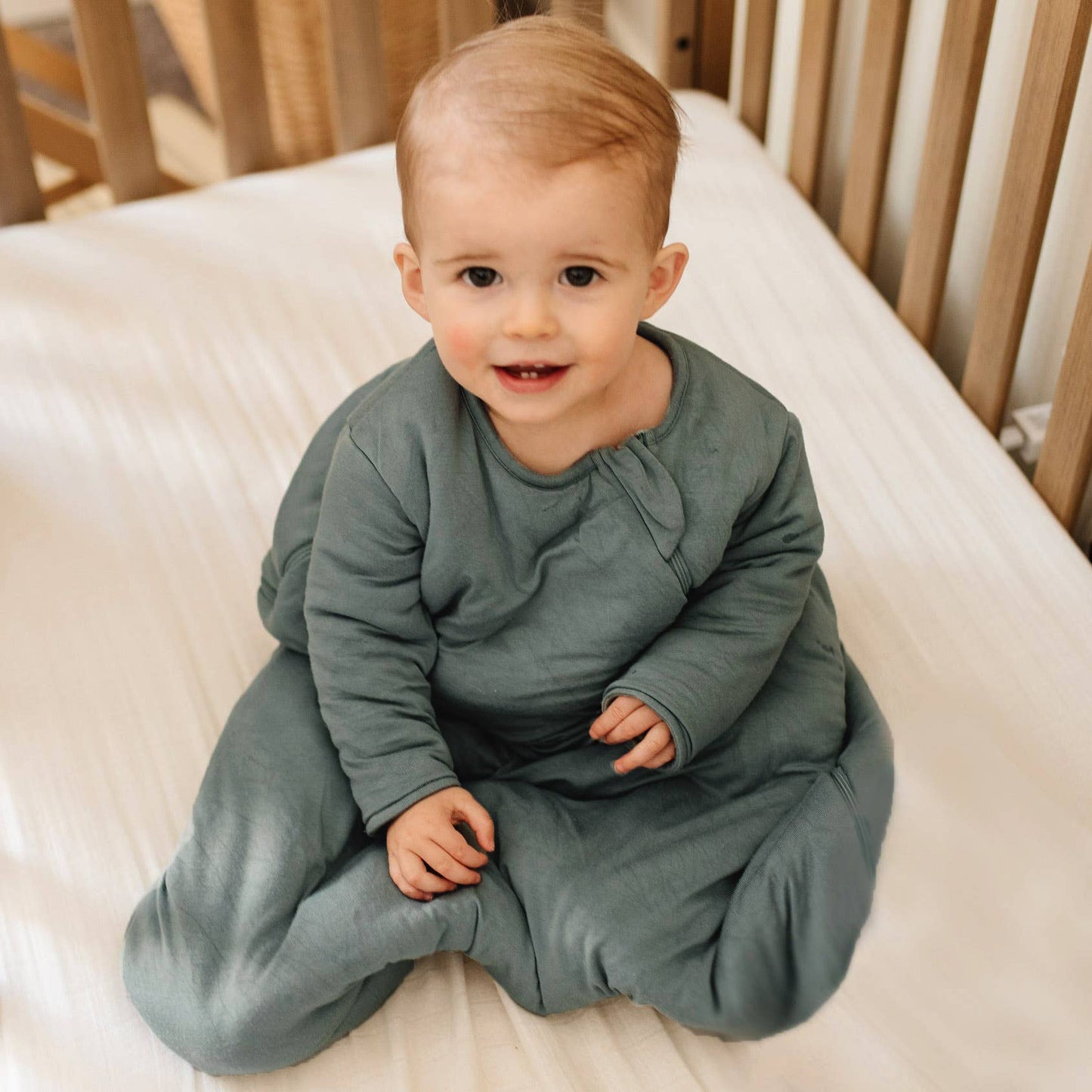 gunamuna - LONG SLEEVE SLEEP BAG : Giraffe maple / 3-9M / 1.0