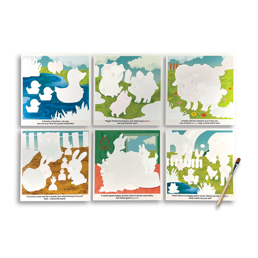 OOLY - Water Amaze Water Reveal Boards - On The Farm (13 PC Set)