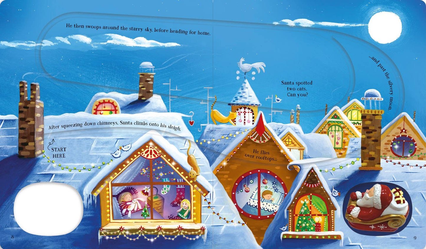 HarperCollins - Wind-Up Santa's Sleigh : Usborne