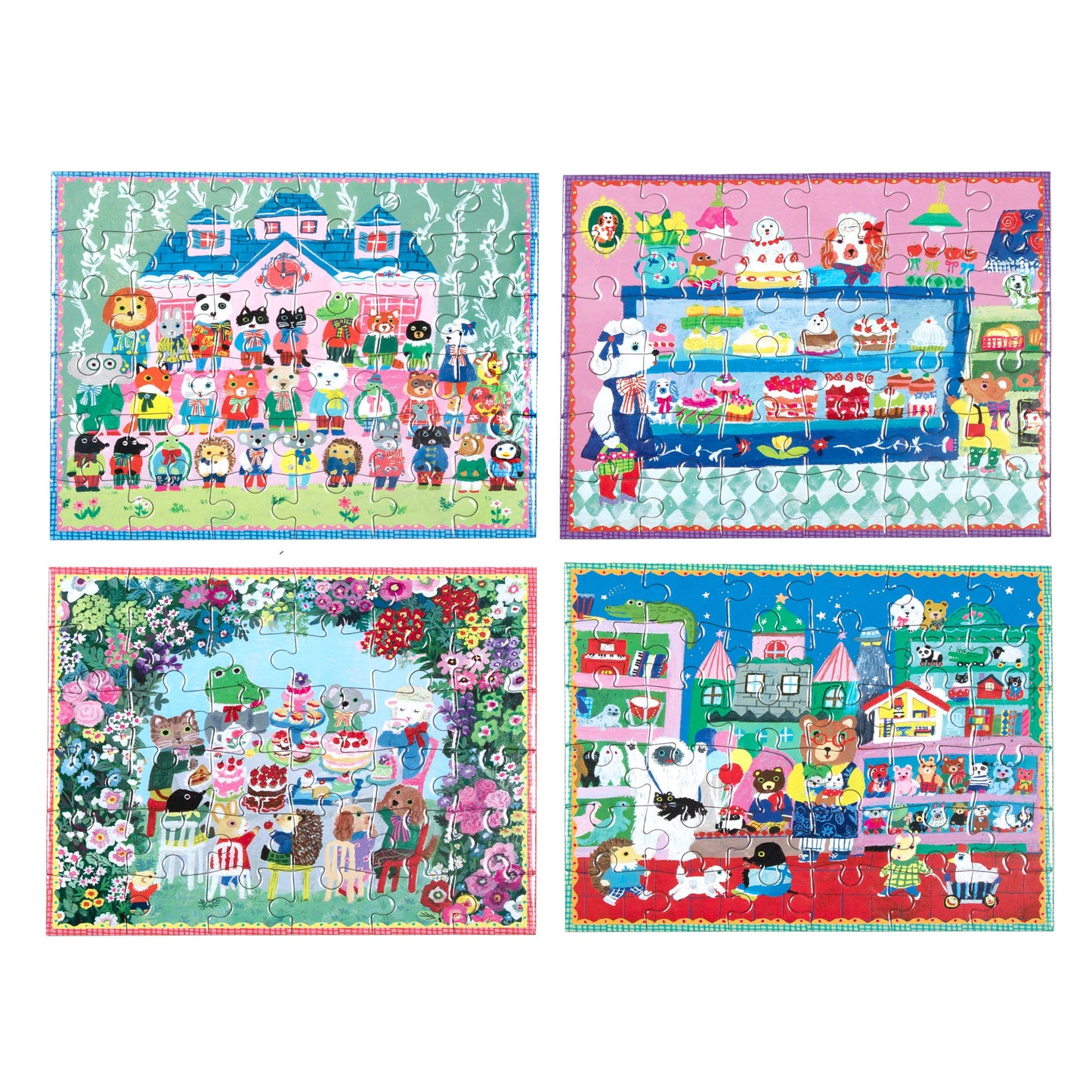 eeBoo - Yumi's 36 Piece Mini Puzzle Assortment