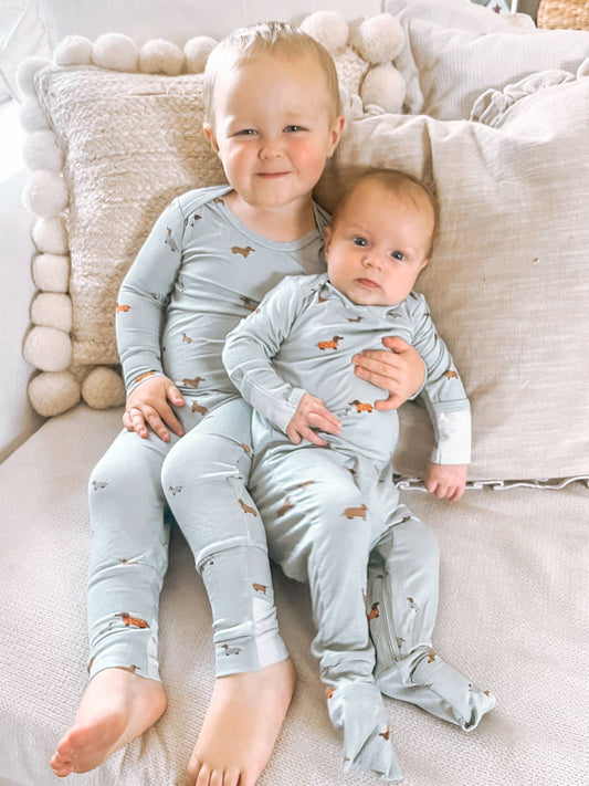 gunamuna - SS26 CONVERTIBLE PJ: Woof / 18-24M