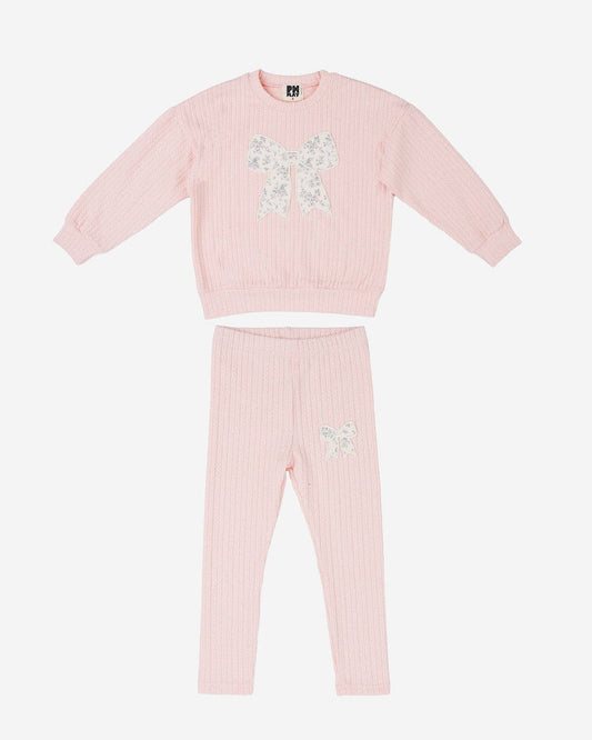 Petite Hailey - Nataly Sweatshirt Set: Pink / 8