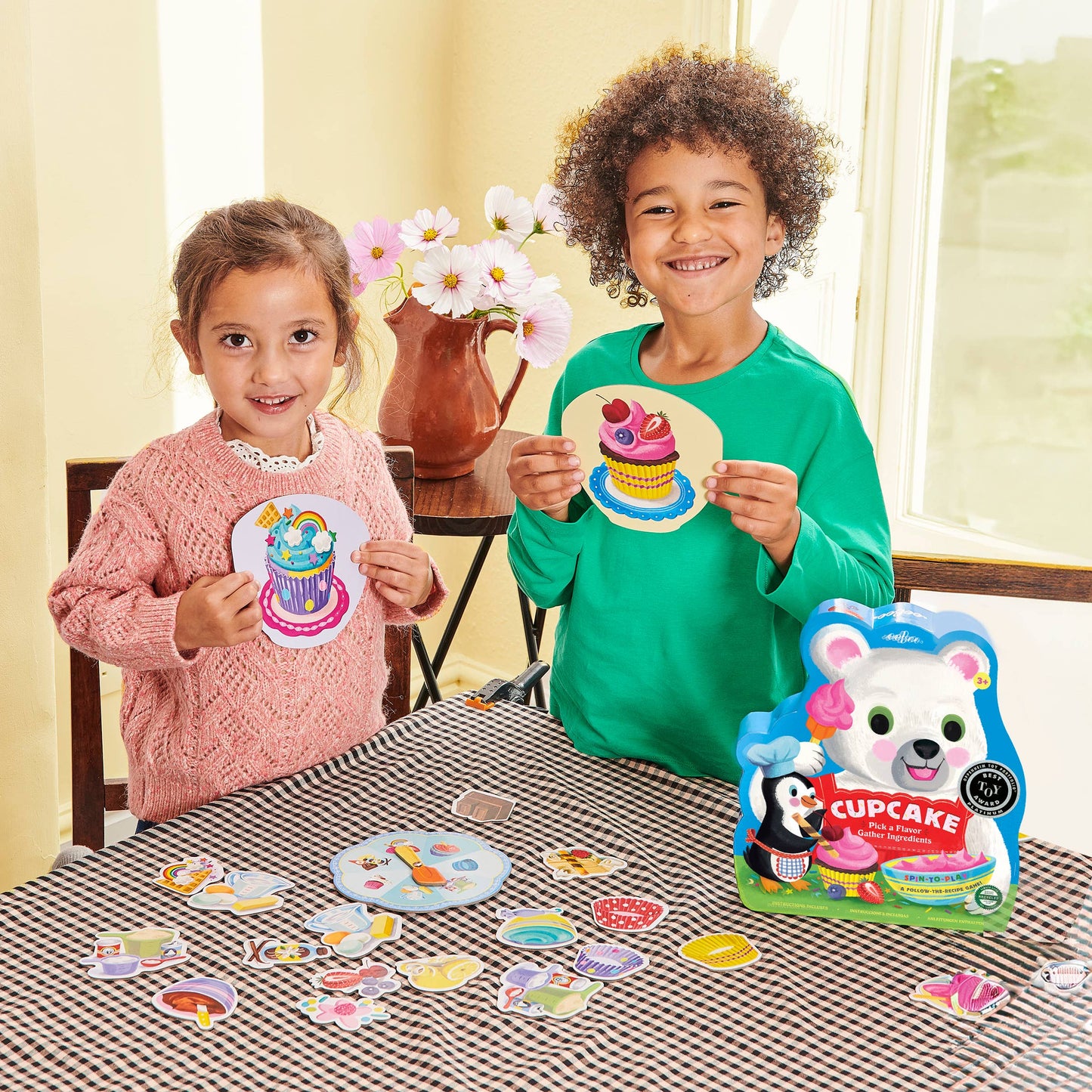 eeBoo - Cupcake Shaped Spinner Game