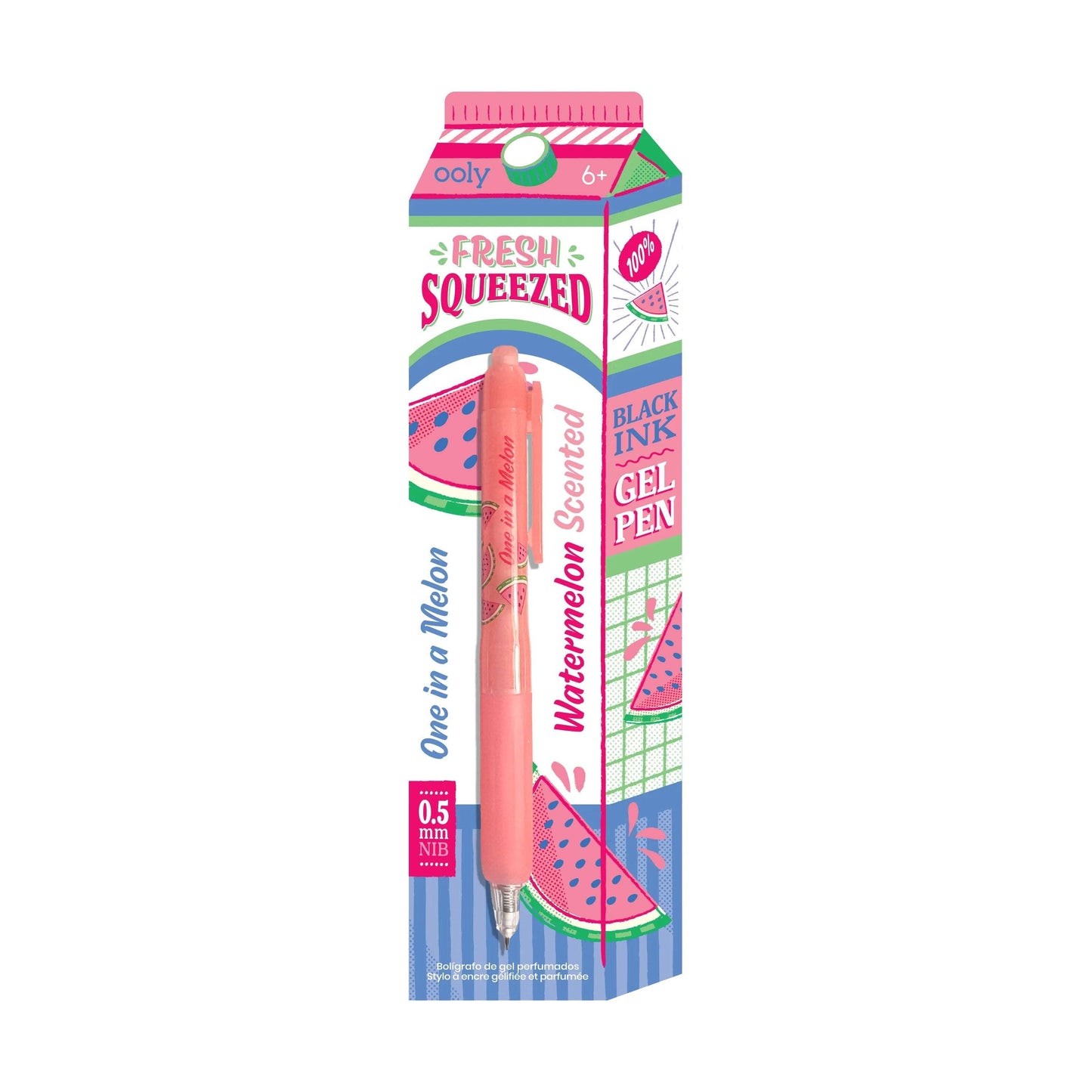 OOLY - Fresh Squeezed Black Ink Scented Gel Pens - Display of 24