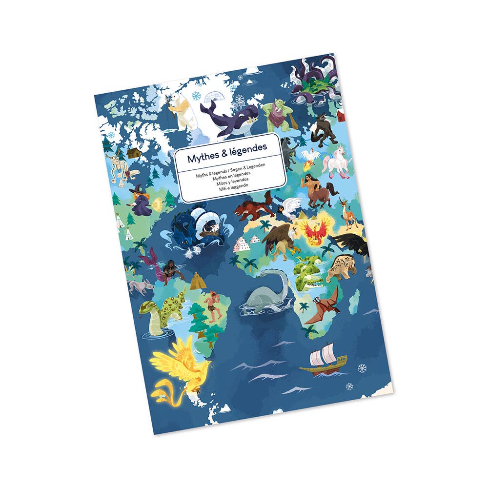 Janod - Educational Puzzle | Myths & Legends | 350 Pcs