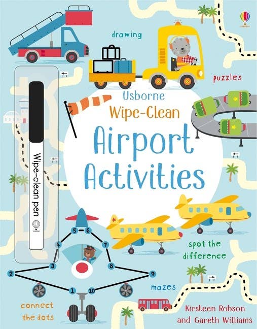 HarperCollins - Wipe-Clean Airport Activities : Usborne