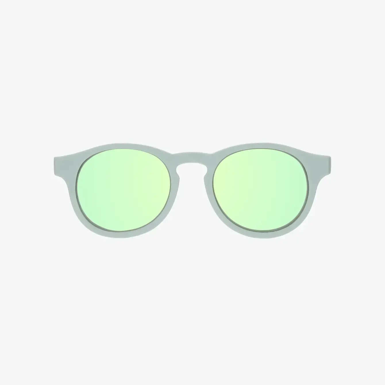 Babiators - Baby and Kids Polarized Keyhole Sunglasses: Ages 0-2 / Seafoam Blue | Seafoam Mirrored Lens