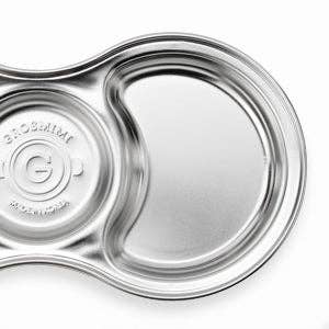 Grosmimi (zezebaebae) - Grosmimi Stainless Steel Food Tray with 3 Compartment: With suction