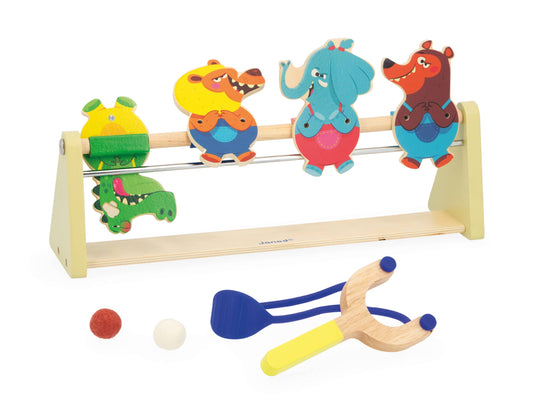 Janod - Applepop Slingshot Shooting Gallery