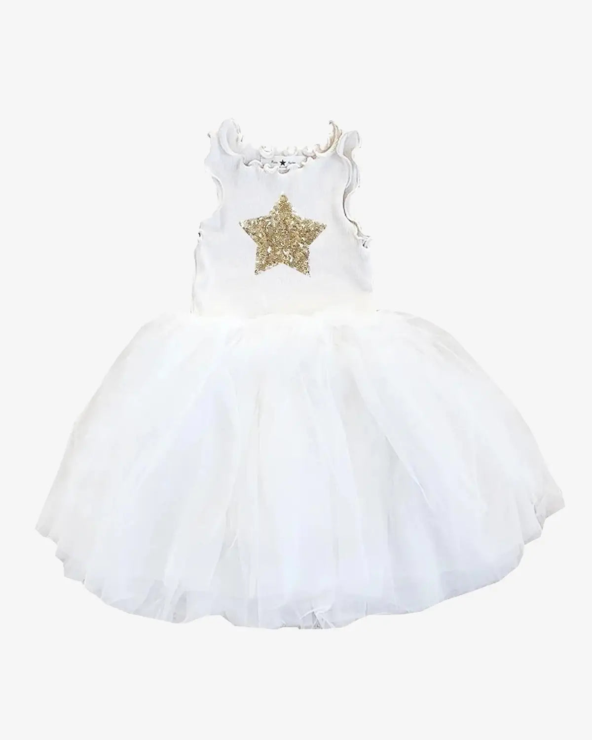 Petite Hailey - PH Star Tutu Dress: Ivory / 8