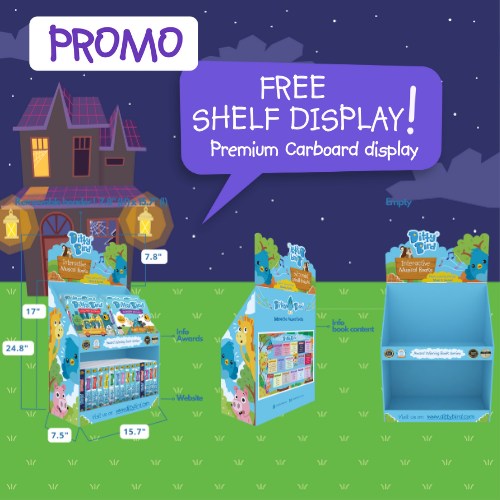 Ditty Bird - PROMO New Retailers|Buy 40 books, Get Free Stickers+Display