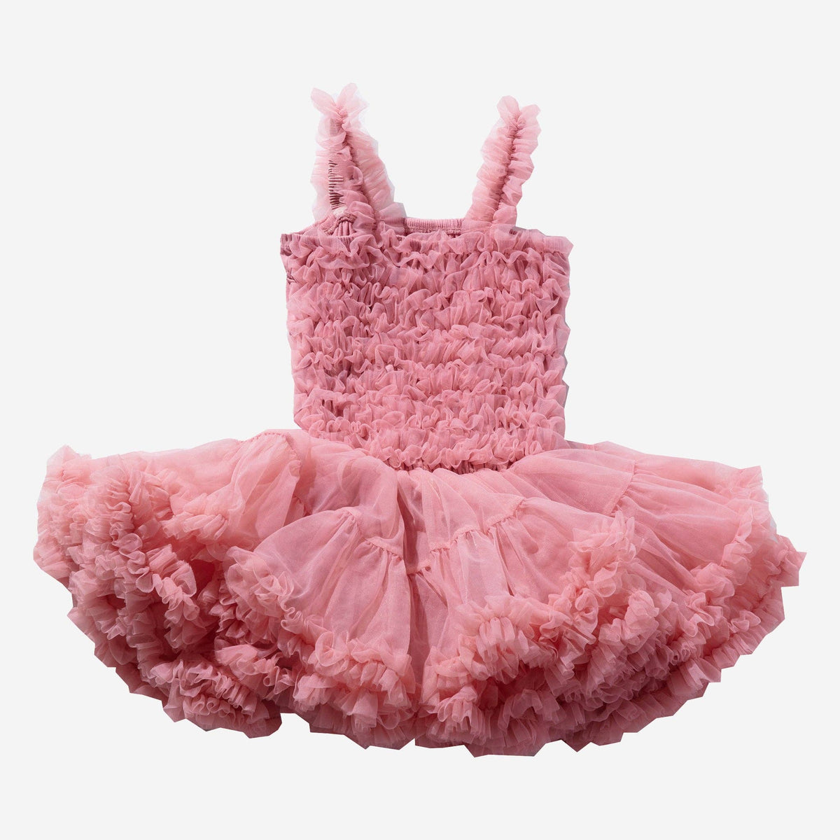 Petite Hailey - Tutu Ombre Dress: Ivory / 1-2
