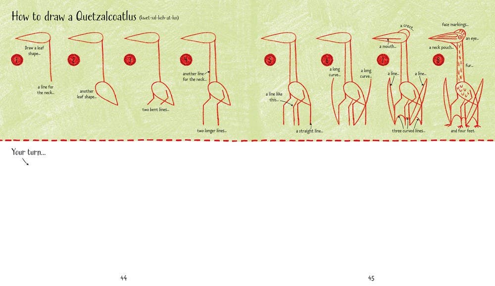 HarperCollins - Step-By-Step Drawing Dinosaurs : Usborne