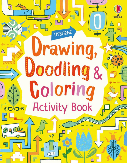 HarperCollins - Drawing, Doodling And Coloring Activity Book : Usborne
