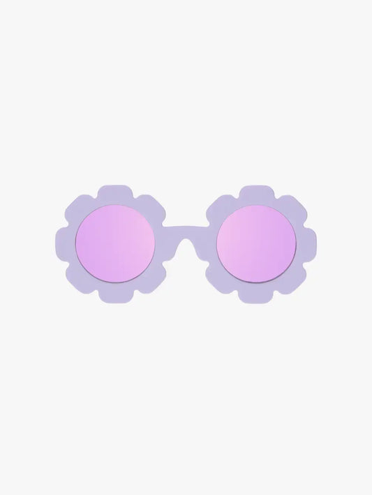 Babiators - Polarized Flower Sunglasses: Ages 6+ / Irresistible Iris | Lavender Mirrored Lens