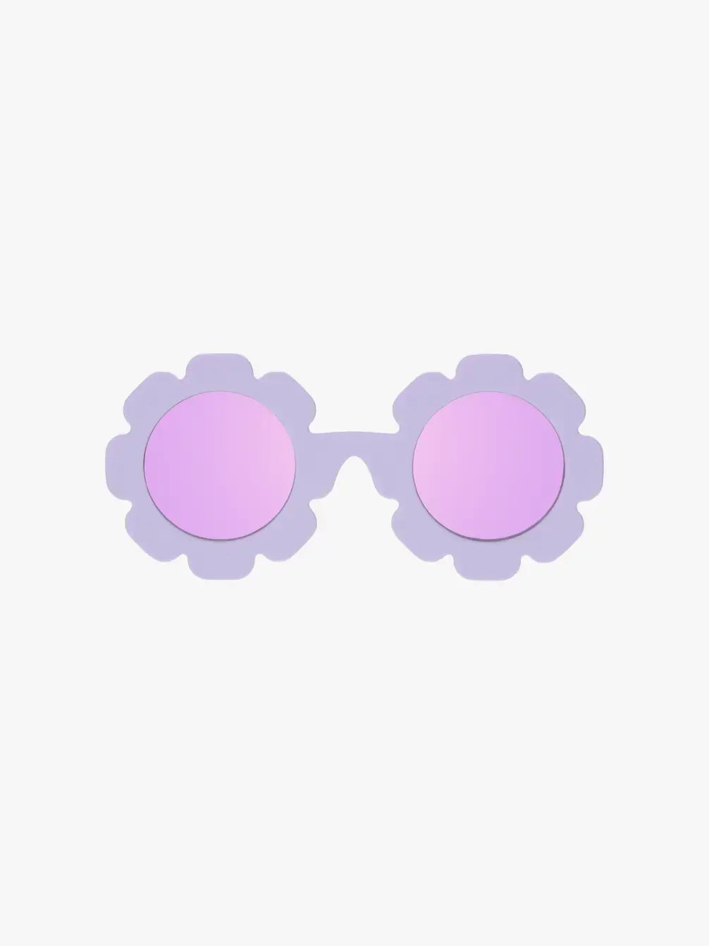 Babiators - Polarized Flower Sunglasses: Ages 6+ / Peachy Keen | Rose Gold Mirrored Lens