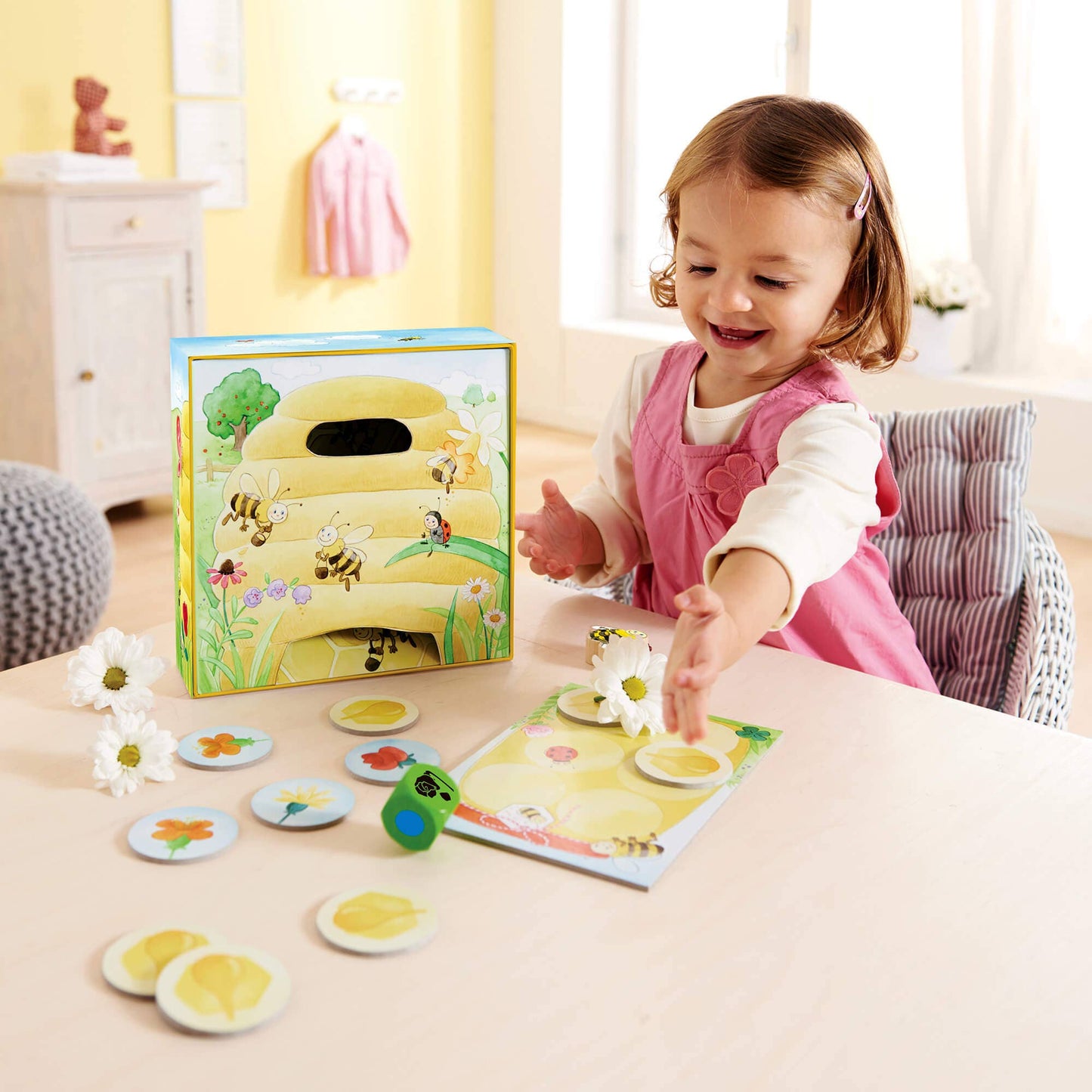 HABA USA - My Very First Games – Hanna Honeybee Early Learning Game